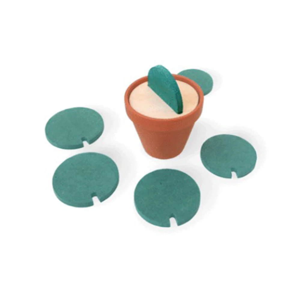 Non slip Coaster Pink Small Succulents Home Decor Mat Pad Multifunction Silicone Mat Heat Resistant Washable Kitchen