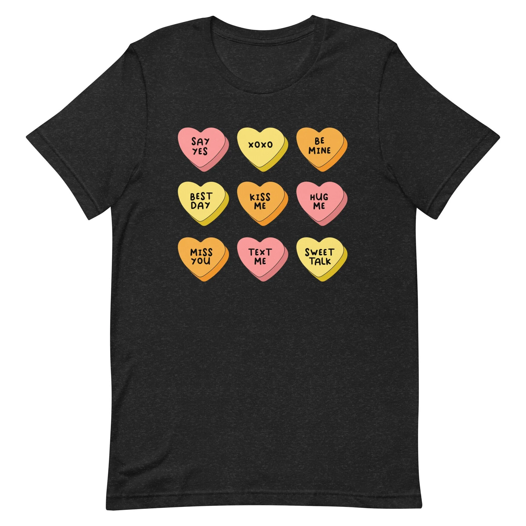 Be Mine T Shirt Conversation Hearts Xoxo Valentines Day Couple For Her Valentine