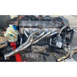 KUNGFU PERFORMANCE SS304 Catless N52 Header For N52 N53 E90 E91 E92 128i 325i 325xi 330i 330xi X1 E84 E81 X5 E70 E82 E87 E88 LHD