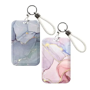 Kadın Erkek Kartvizitlik Sevimli Kredi Kartı Sahipleri Banka KIMLIK Sahipleri Rozeti Çocuk Otobüs Kartı Kılıfı Güzellik Renkleri