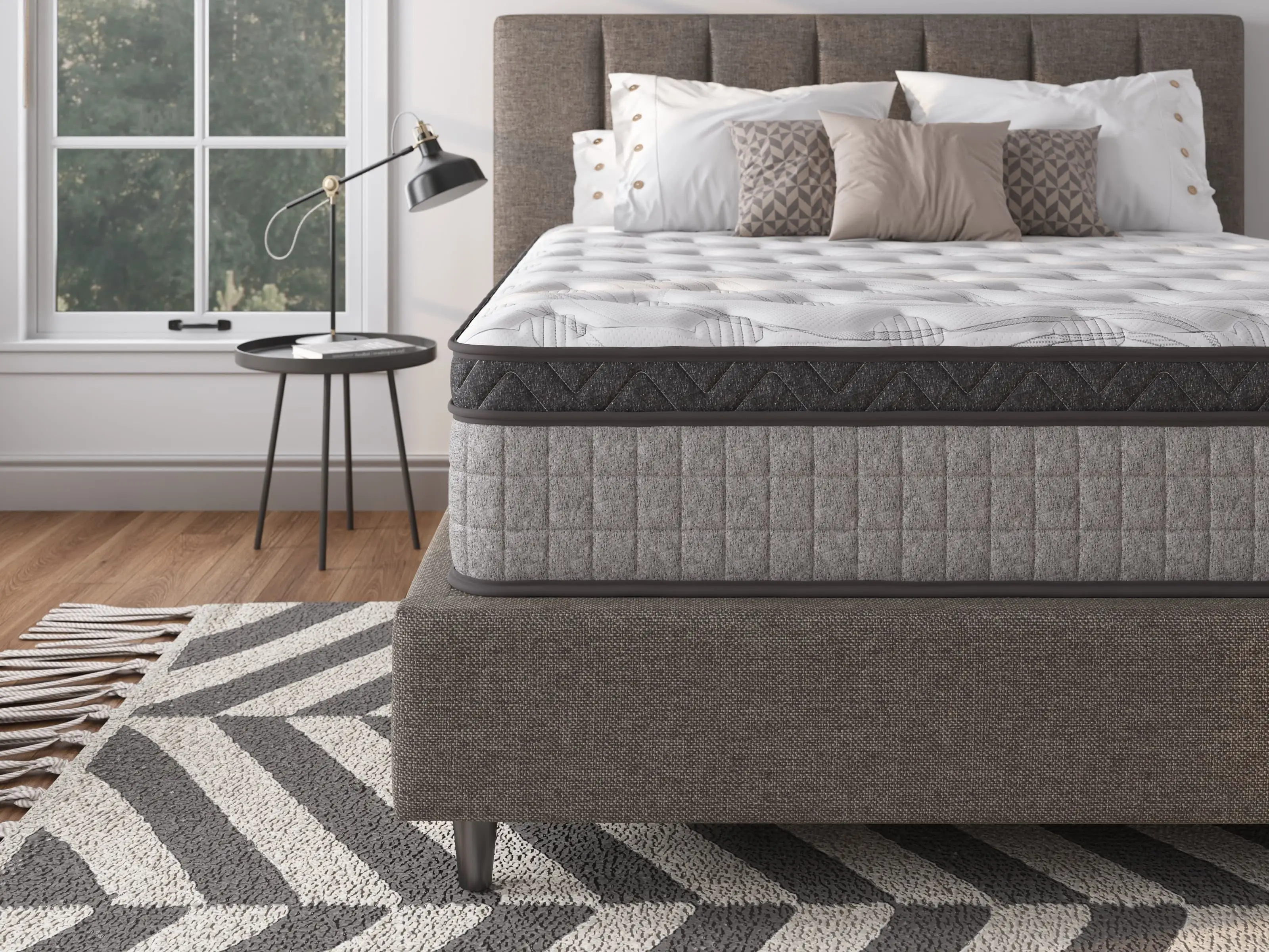 Soft Thickened Latex Comfort Gel Memory Foam Mattress Zone Memory Foam Pocket Spring Bed Mattress For Hotel Apartment Hospital