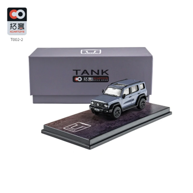 XCarToys 1:64 Tank 300 off-road SUV Matte black /red /Orange /Gray Diecast Model Car