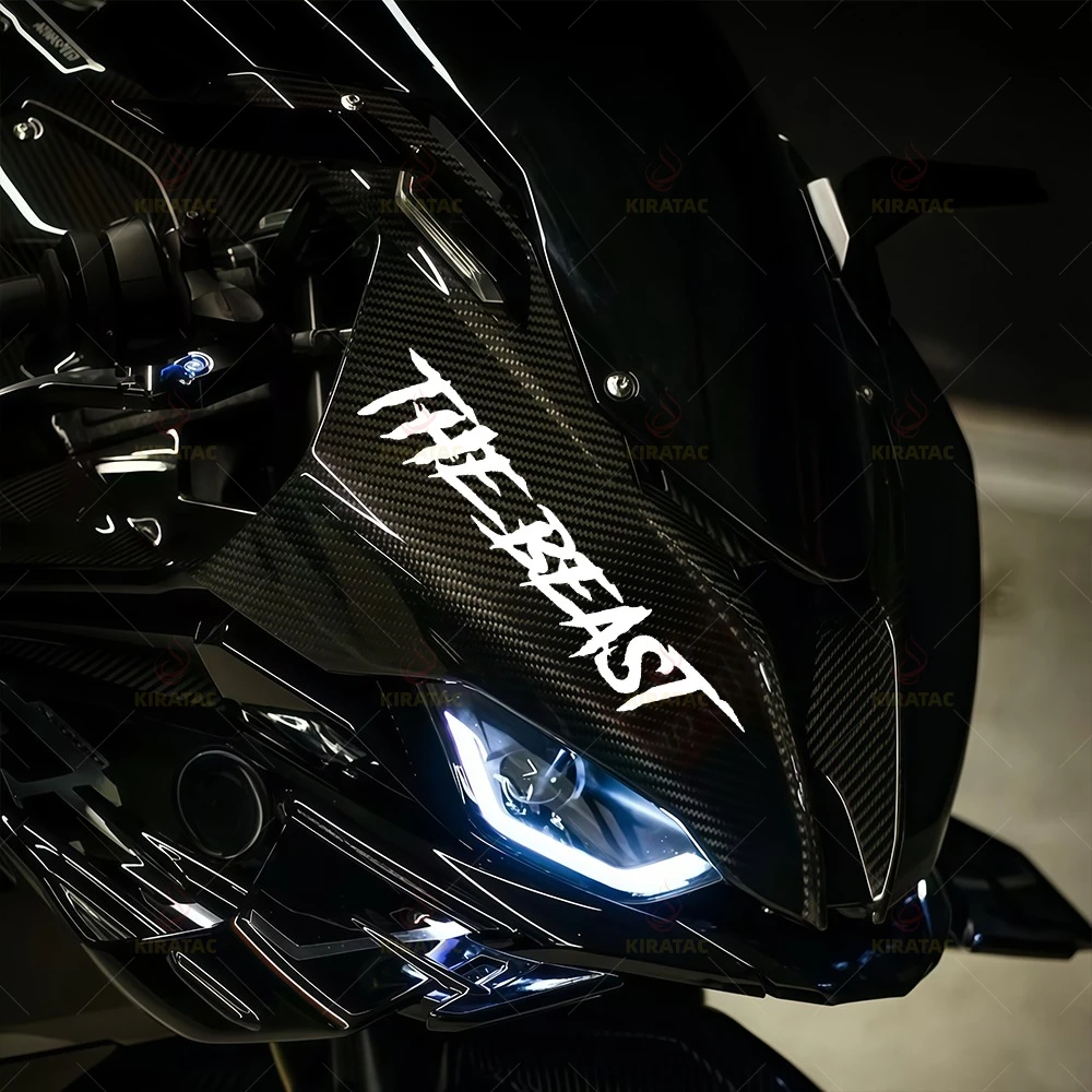 

Holographic "THE BEAST" Sticker Set Waterproof Vinyl Decal for Motorcycle Helmet Car
