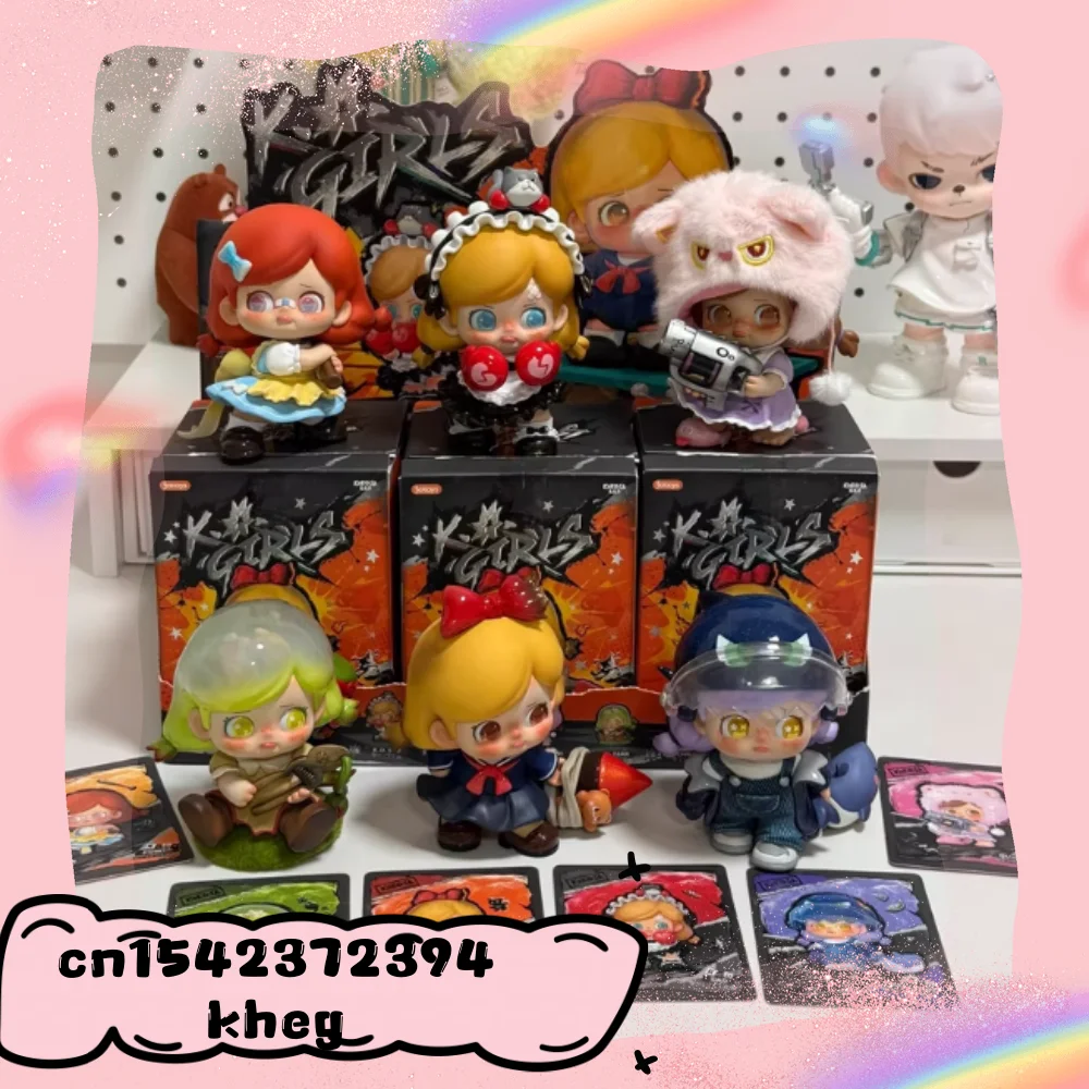 

Подлинная серия KOKOSA «Runaway Girl», слепая коробка из ПВХ, милая аниме-коллекционная модель, кукла, украшение стола, игрушка для взрослых и детей, подарок-сюрприз