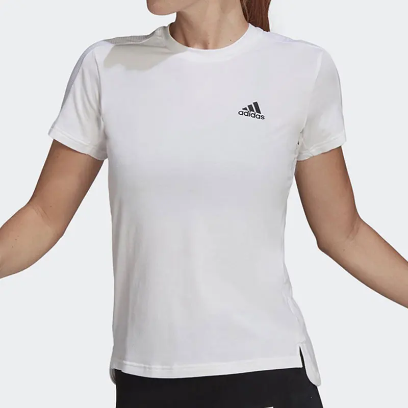 Camiseta deportiva de manga corta para mujer Adidas, nueva y original, para entrenamiento y running, modelo GN8333