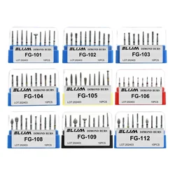 Dental Diamond Burs Strawberries Drill  FG101-117 Various Functions Optional Plisher Kit for High Speed Handpiece Dentist Tools