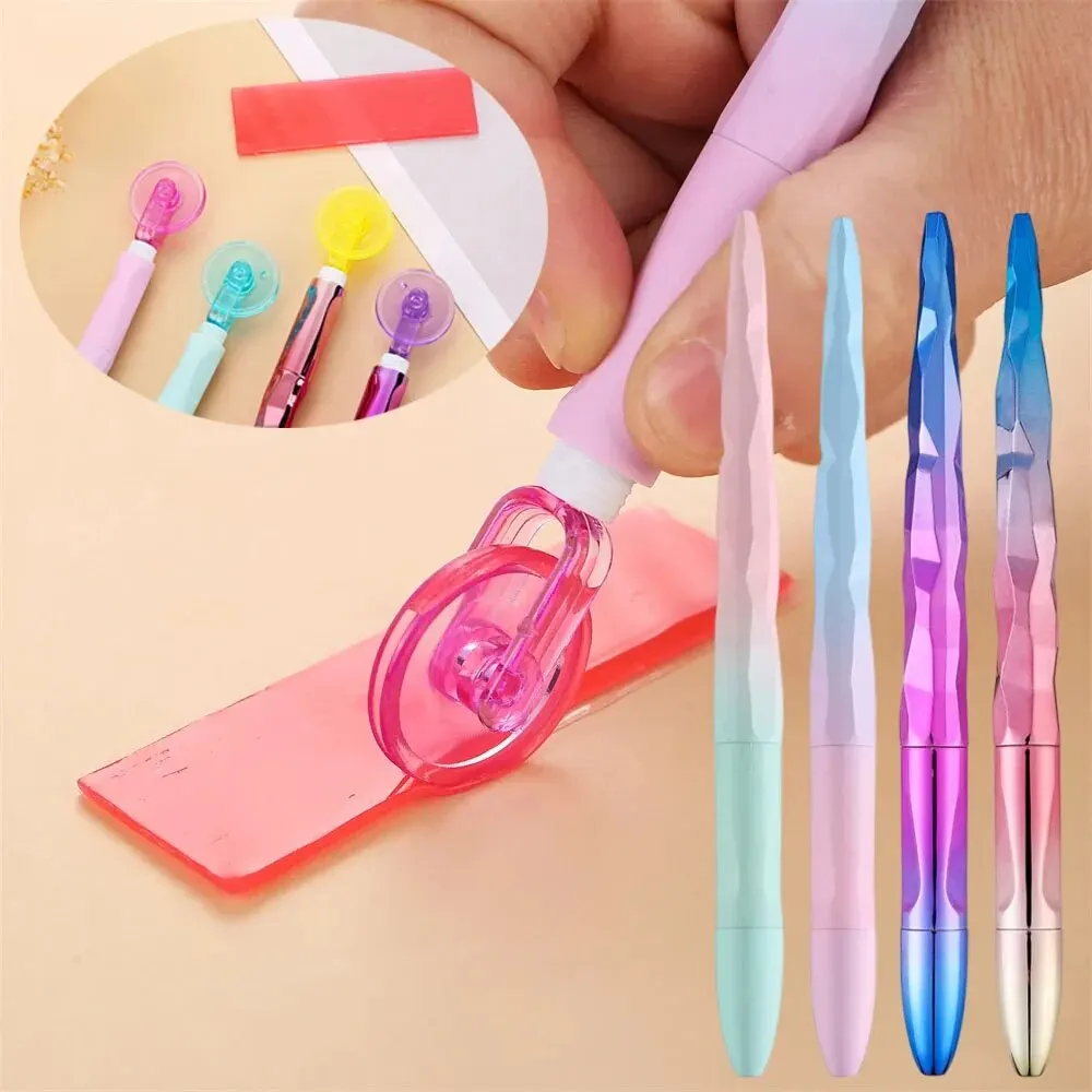 9pcs/set New Upgrades 5D Diamond Painting Matte Pen Tool Point Drill Pens Glue Caly Wax Mud Drill Picker Roller Wheel Head Kits