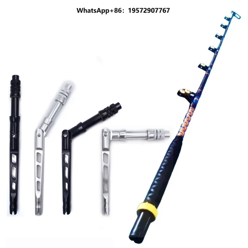 130lbs 200lbs 300lbs Bent  Adjustabl Trolling Rod 5.5' 6'  67 Fiberglass Big Game Tuna Fishing Rod
