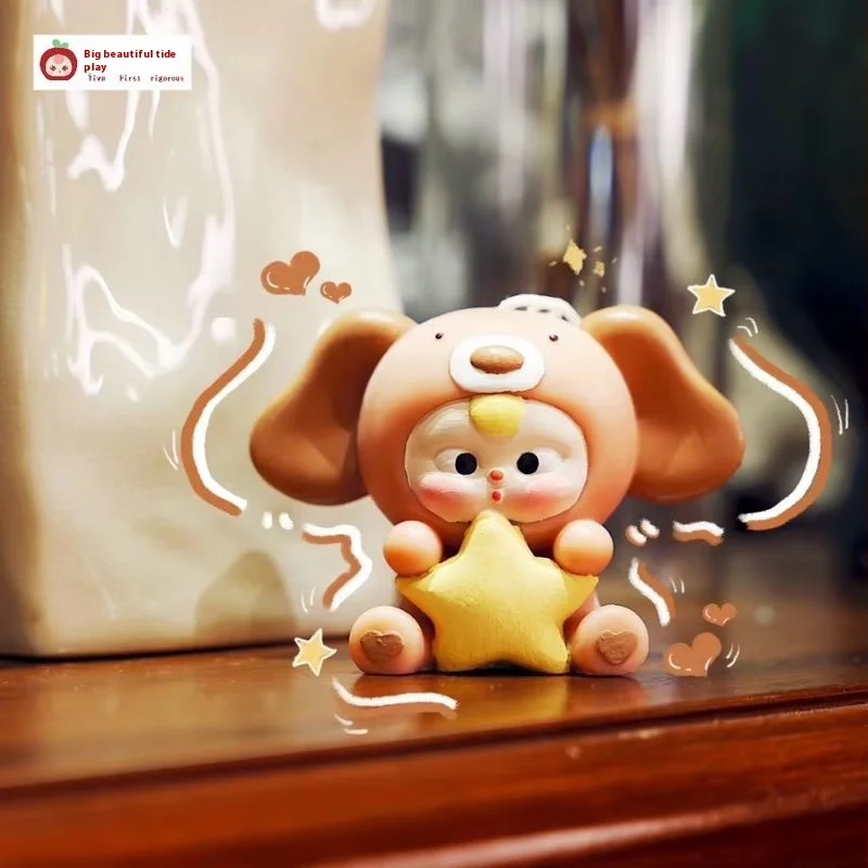 Baby Tre 8 pezzi di cera è la tua candela profumata scatola cieca a sorpresa tendenza simpatico cartone animato profumo ornamento fatto a mano regalo da collezione