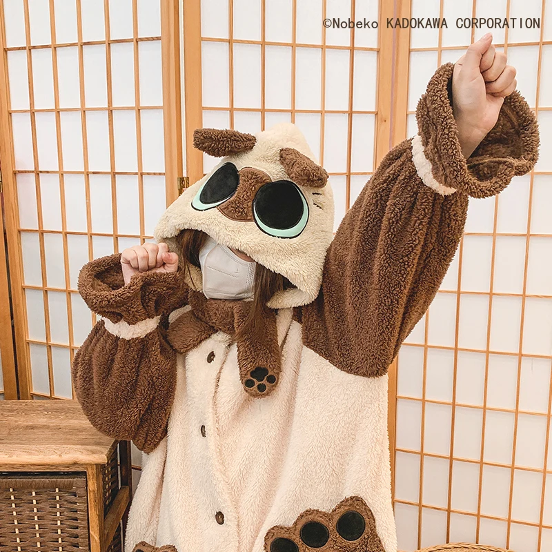 

Pre-sale Siamese Cat Bean Paste Winter Plush Home Pajamas And Pajamas Pants Anime Kawaii Kids Girl Heart Christmas Gift
