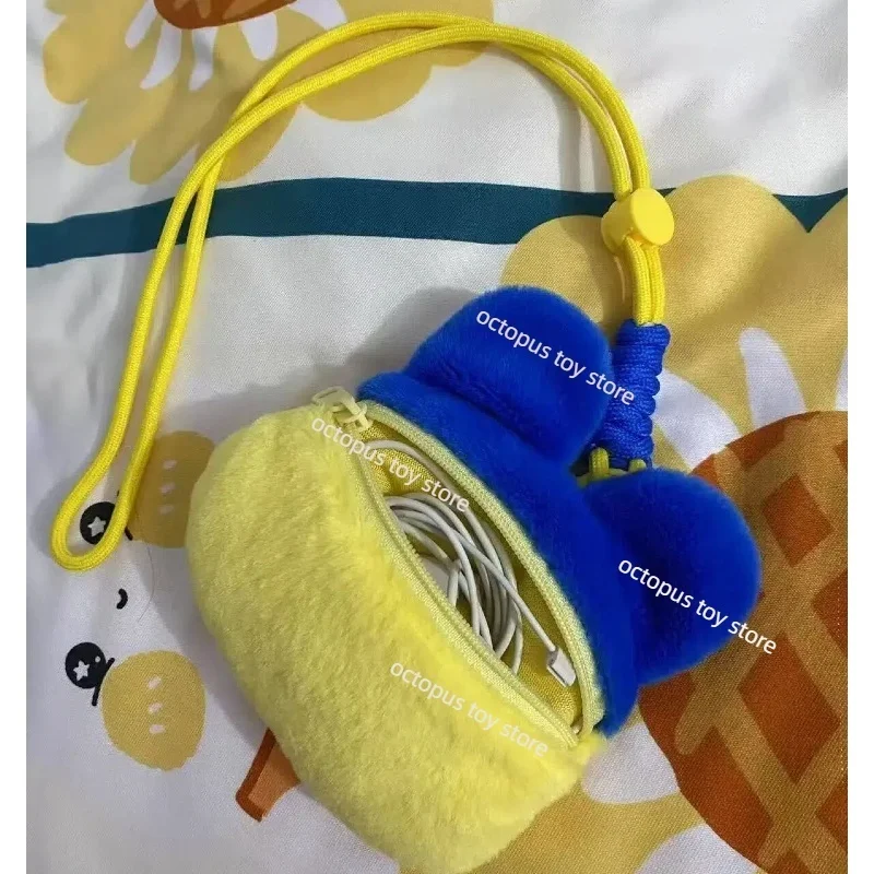Lindo Tamagotchii bolso de felpa para auriculares lindo Mimiji Tama familia mochila colgante tarjeta bolsa colección juguete para chico regalos de cumpleaños