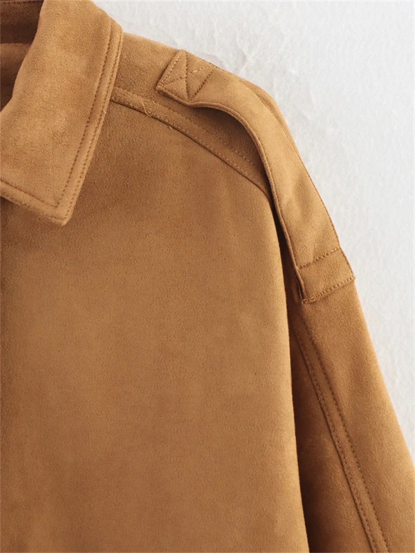 Guobioziy 2026 Autumn  Elastic Hem Flight Outerwear Vintage   Oversized Silhouette Influencer Temperament Fashion