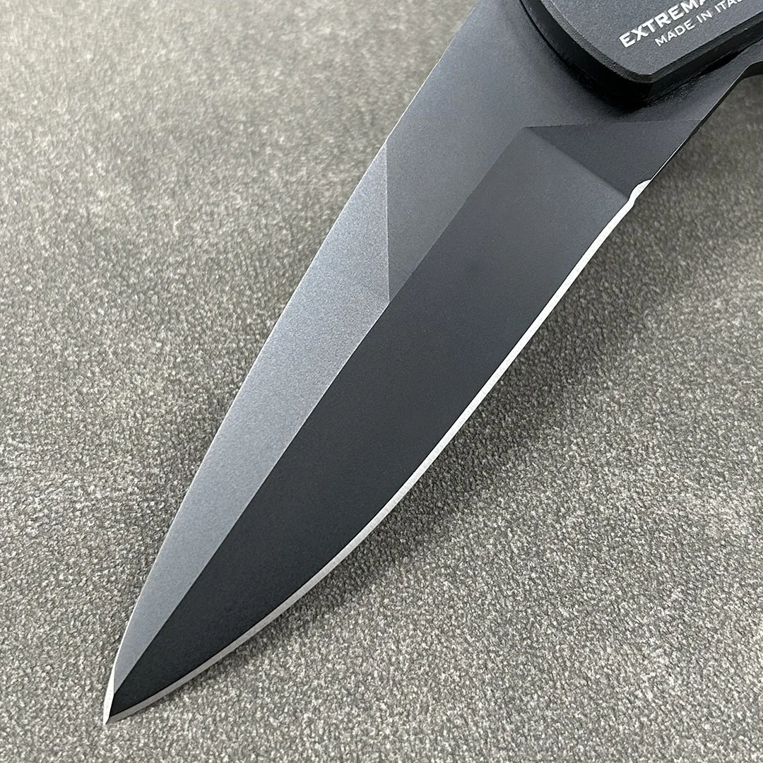 نسبة خارجية CAIMANO NERO سكين للفرد صلابة عالية في الهواء الطلق بقاء EDC أداة CNC الألومنيوم التكتيكية والعتاد القتالية الدفاع السكاكين