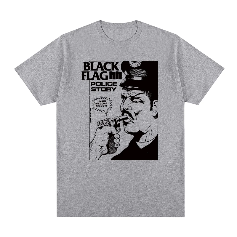 Black Flag Fashion Print Streetwear Punk Rock Band T-shirt Cotton Men T Shirt New TEE TSHIRT Womens Tops