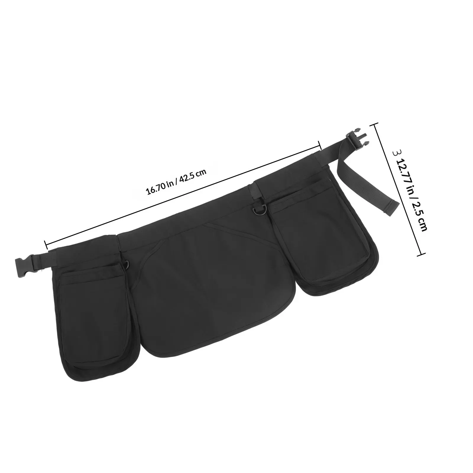 Water-Resistant Multi Pocket Waist Bag Spacious Organized Storage Adjustable Comfort Fit for Running Hiking Travel Gardening
