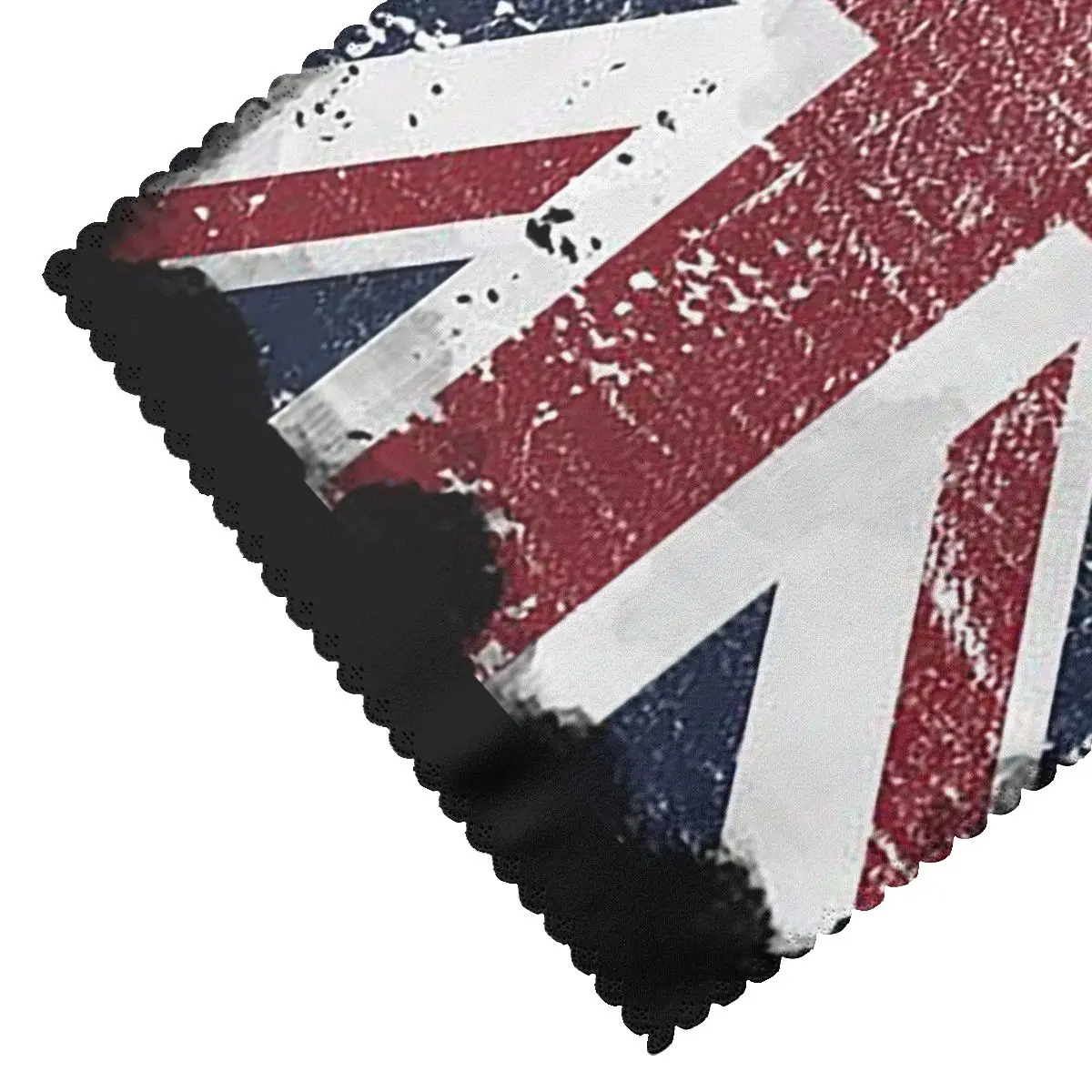 Distressed British Flag Black Grey Union Jack Face Mask UK Placemat Washable Plate Mat for Dining Bowl Coaster Absorbent Mats