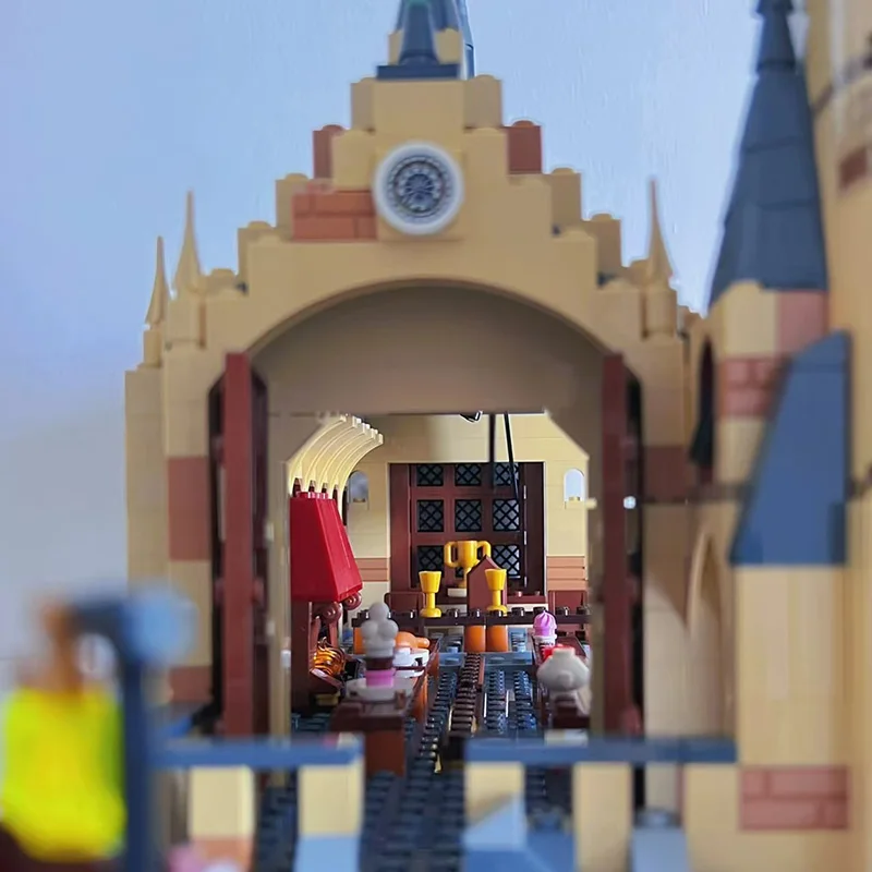 Great Hall Castle Building Compatible 75954 DIY Model Blocks Bricks Movie Children's Toy Birthday Christmas Gifts