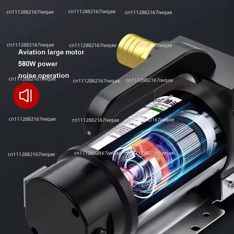 12V/24V/220V forward and reverse electric pumping pump 50L/min self-priming pump DC diesel pump fuel dispenser 580W