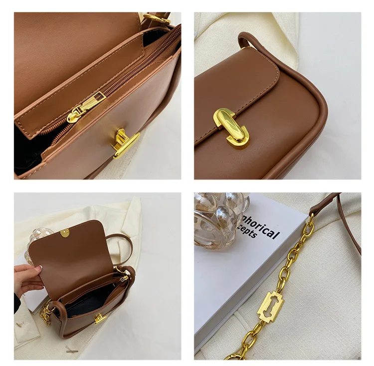 Famous brand design bags for women 2023 new luxury bolso replica Fashion Retro Handbag Female Shoulder Bag chain shoulder bag