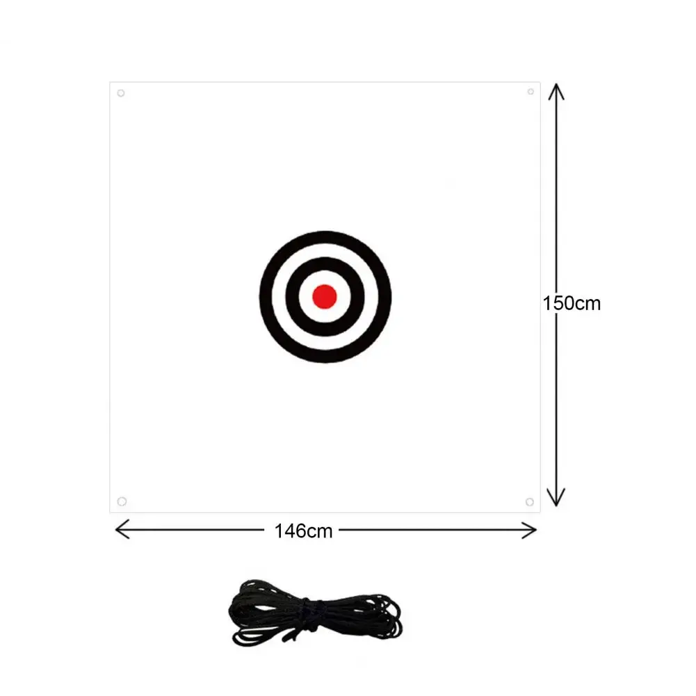 57" x 59" Golf Target Cloth for Net Replacement Hitting Practice Target with Strap for Indoor Outdoor Golf Training