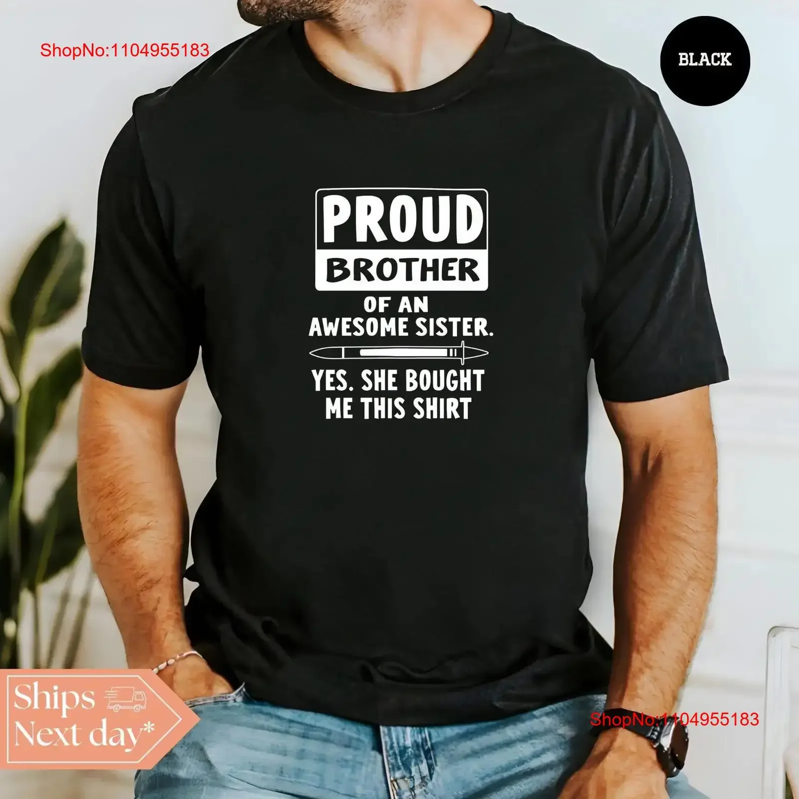 

Футболка «Гордый брат потрясающей сестры» с надписью «Siblings» для забавного винтажного стираного унисекс, удобный топ для повседневной носки