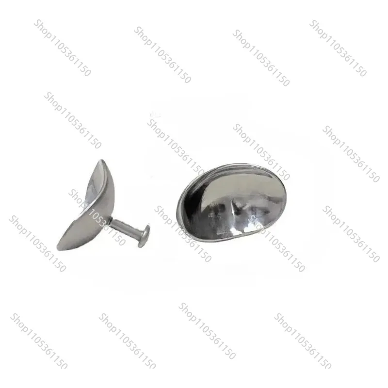 A pair of Manual Source Size-M Beauty Instrument 25 20 mm Laser Eye Shield with Handle