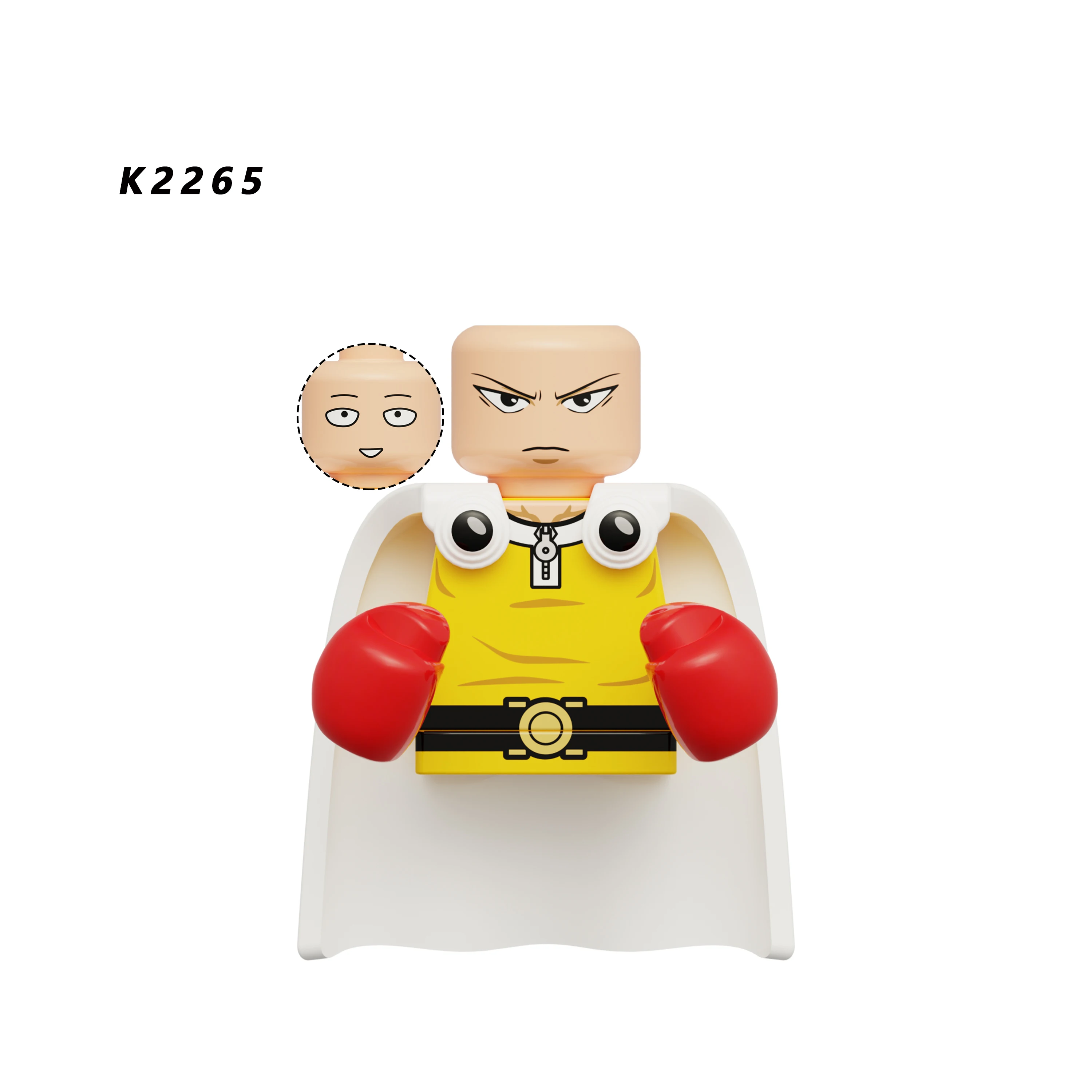 KDL841 Anime Ones Punch bloques de construcción Saitama Genos Fubuki Mini figuras de acción ladrillos juguetes K2265