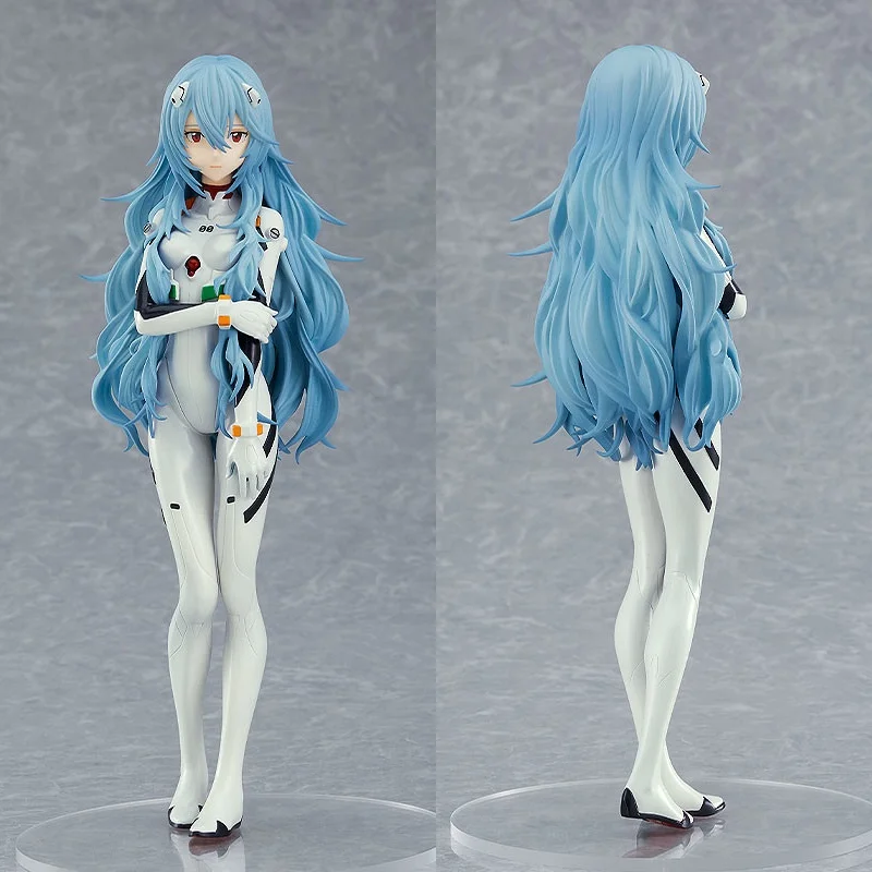

Original 17Cm Ayanami Rei Long Hair ver.Action Figure EVA Anime Figure Toys For Kids Gift Collectible Model Ornaments