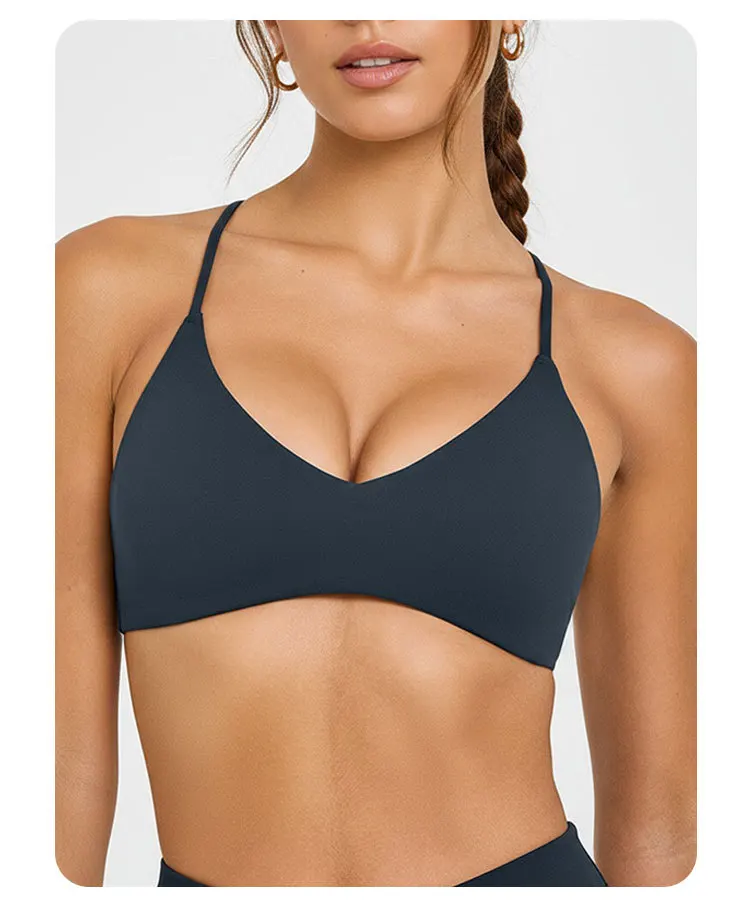 NCLAGEN Easy Lift Ultra Minimal Bralette Sport Bra High Support Women Gym Clothes Fitness Underwear Pilates Workout Yoga Top