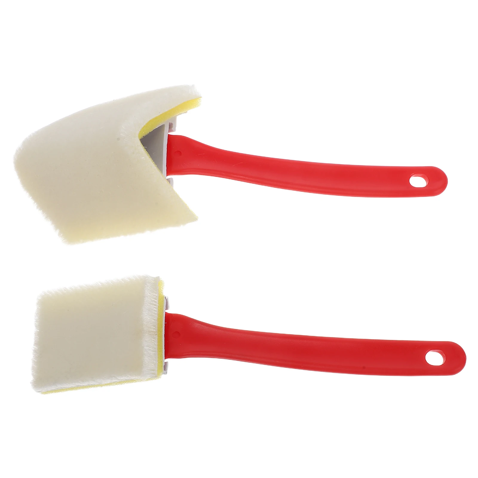 

2Pcs Corner Brushes for Edge Painting Triangular Wall Tools Durable Material Versatile Use Indoors Outdoors Deck Stain Paint