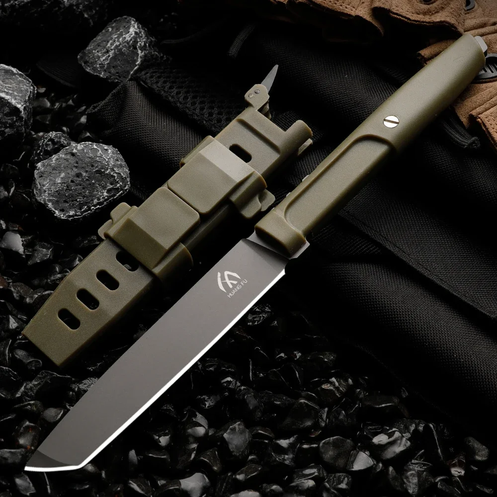 Hochwertige multifunktionale feste Klinge – Outdoor-Camping-, Rettungs- und Notfall-Überlebensmesser, Geschenk für Männer