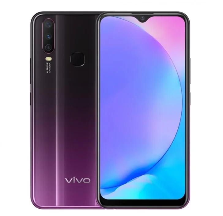 Оригинальный смартфон VIVO Y17, 4 ГБ, 128 ГБ, 5000 мАч, 20 МП, четыре камеры, двухмоторная быстрая зарядка, 6,35 дюйма, 720 × 1544 (HD +), ЖК-дисплей, 4G