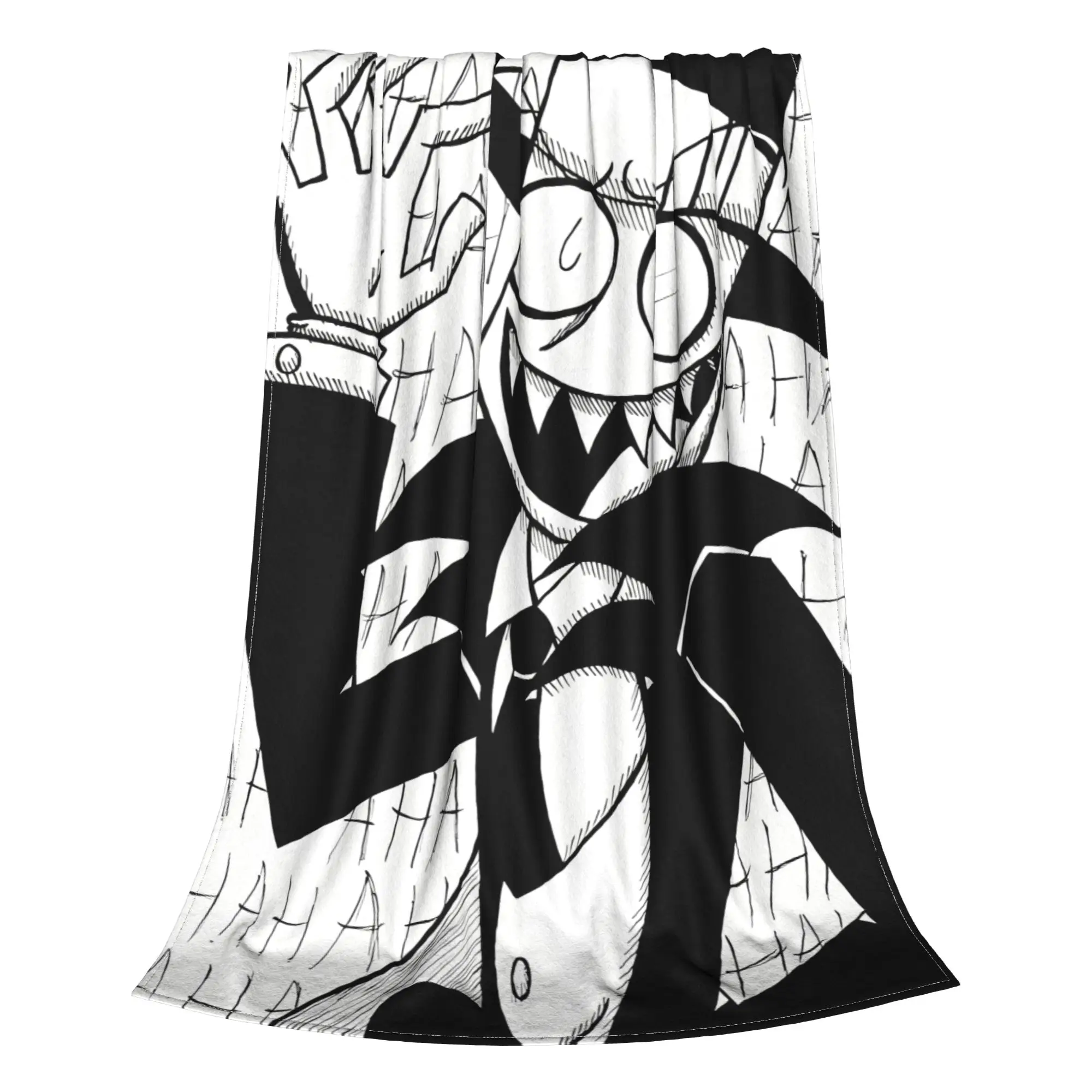 1PC Home Cutecore Black Hat   Evil Villainous Blanket Super Cosy Plush Home Living Room Sofa Halloween
