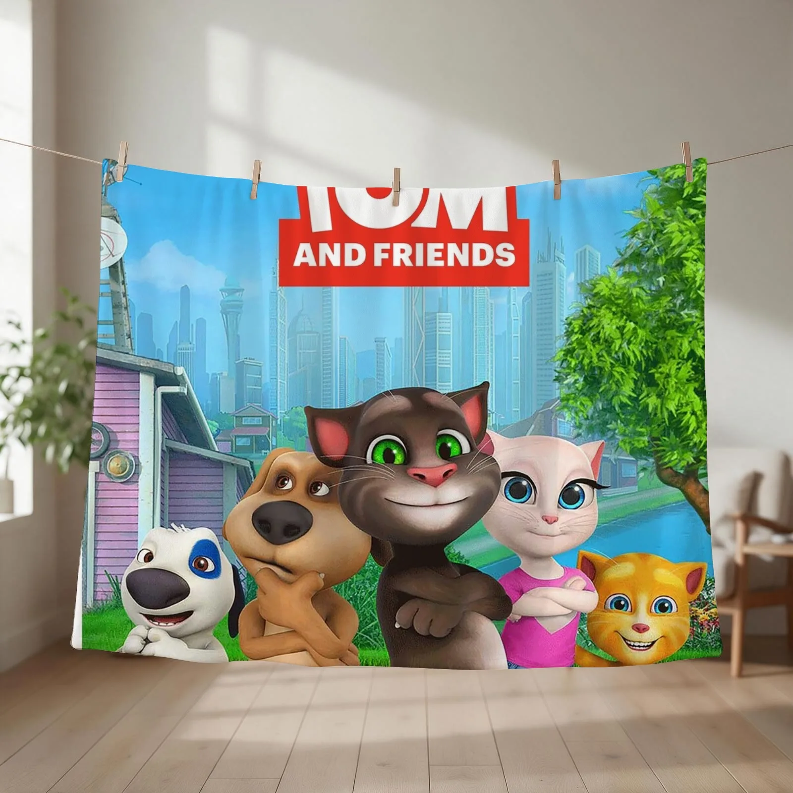 Copy of My Tom and 2 friends Talking About Throw Blanket