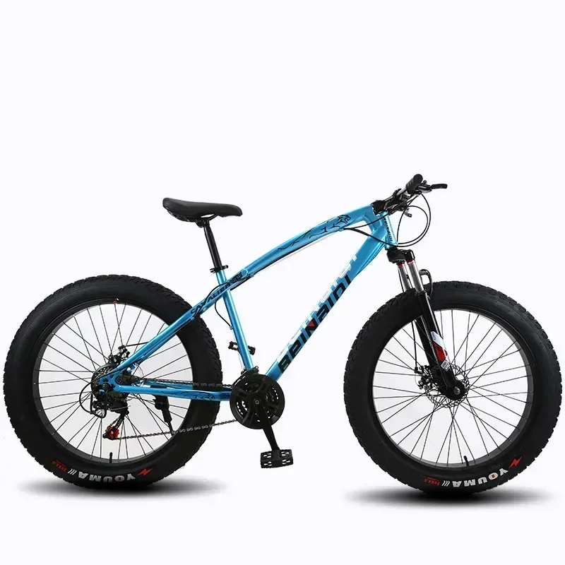 Mountain Bike 26 Inch 4.0 Fat Tire Adult Student Shift Bike 24 Inch Off-road Snowmobile