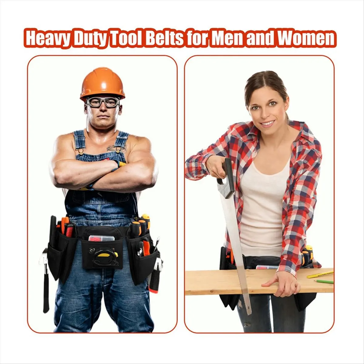 

2026 + сверхпрочный ремень для инструментов для мужчин и женщин, ремень для инструментов для деревообработки с быстросъемной пряжкой, регулируемый ремень для универсальной рамы