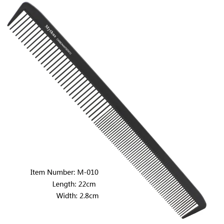 Mythus Barber Kamm Haarschnitt Professionelle Friseur Styling Kamm Set Salon Haarpflege Styling Werkzeug Carbon Faser Kamm Set – Detail 16