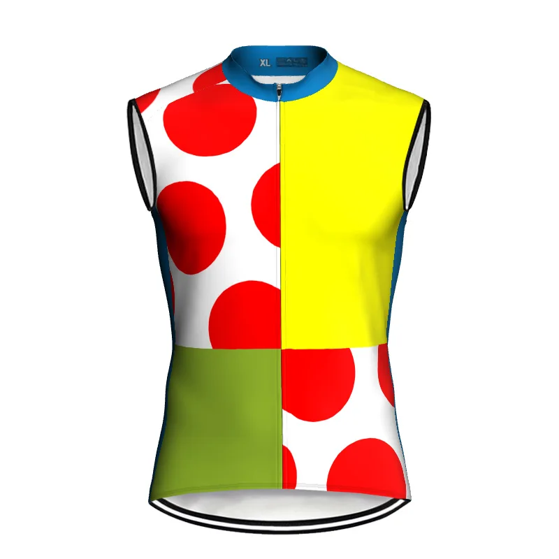 

Велосипедный жилет без рукавов, майка, велосипедный трикотаж, карман, одежда для горного велосипеда, нагрудник для скоростного спуска, облегающий топ Pro Road Mountain