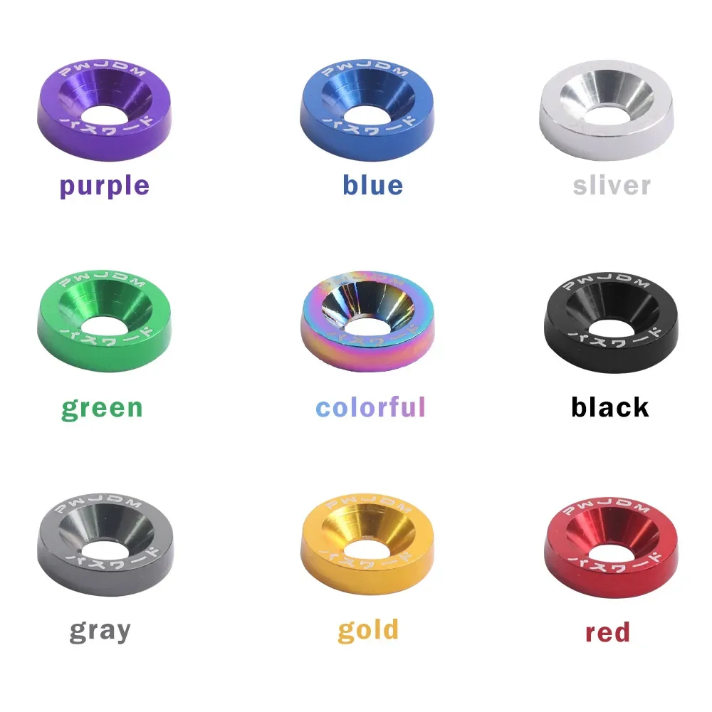 10Pcs E-Scooter Fasteners Screws Handle Bar Decorative Screws 10 Colors Washer For Dualtron 1 2 3 Thunder Eagel Ultra for Zero 9 view 2