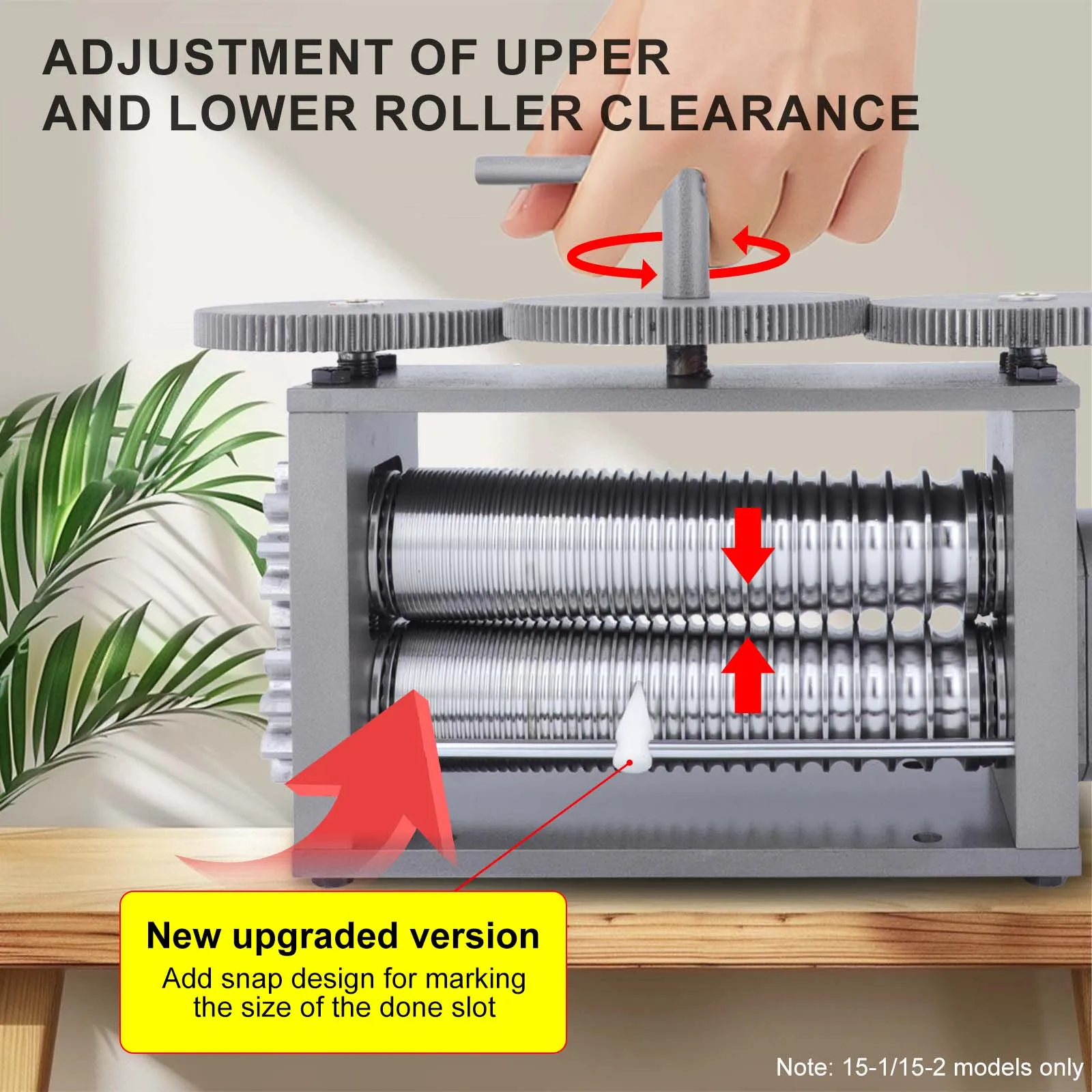 آلة مطحنة المجوهرات المتداول 3 في 1 آلة الأسطوانة الخفيفة نصف جولة آلة مطحنة المتداول #4