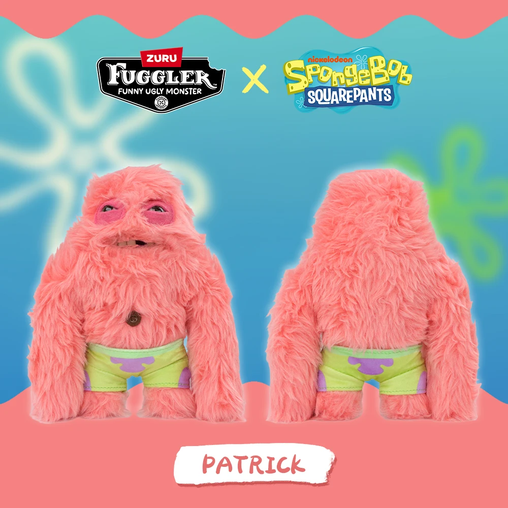 Originele Fuggler Patrick Star ‌   Knuffels Lelijk Monster Spongebob Squarepants Ugly Tooth Monster Gevulde Knuffels Anime 22cm Cadeau