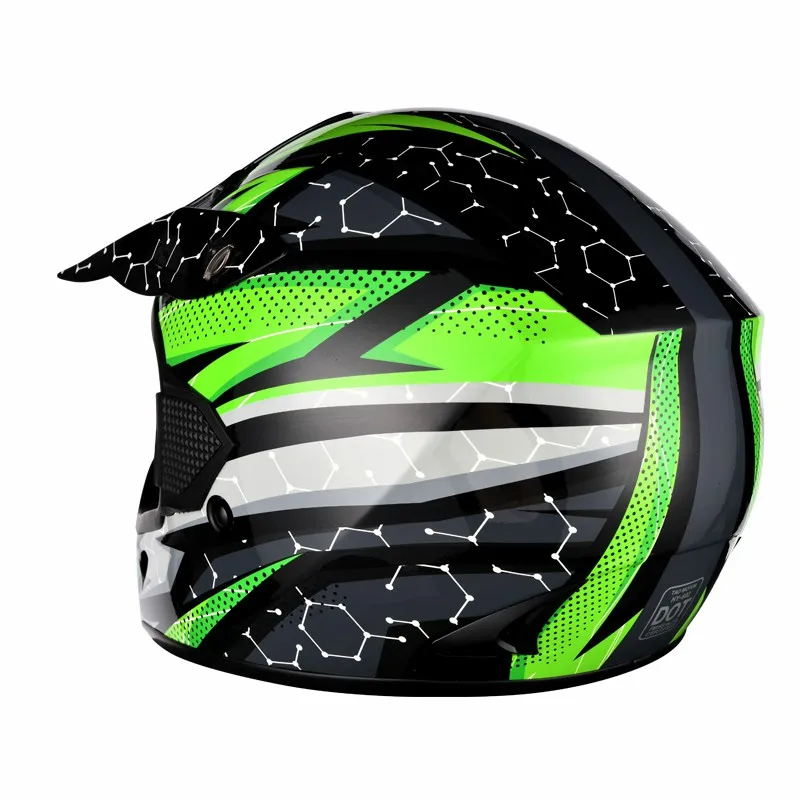 Tao Motor 2024 Ready To Ship Best Full Face Black Head Motorcycle Helmet Safety Motocross Motorbike Abs Helmets Men