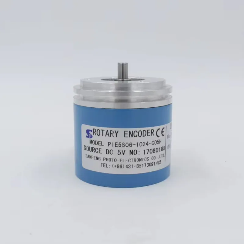 PIE5806-1024-C05H Rotary Encoder 6mm Shaft 58mm 1024ppr Line Driver Output Encoders Product Category