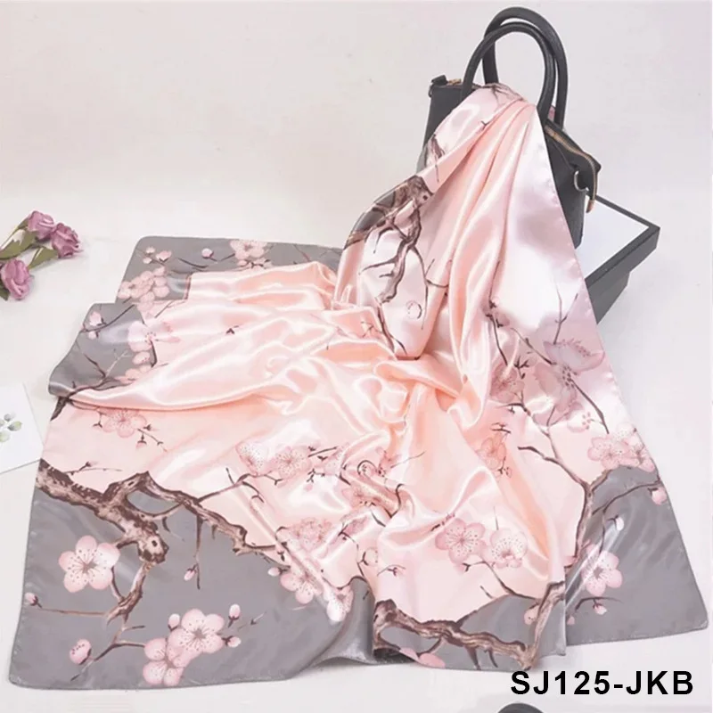 

New Plant Flower Autumn and Winter Shawl Ethnic Style Beach Towel Large Kerchief Women's Scarf Spot