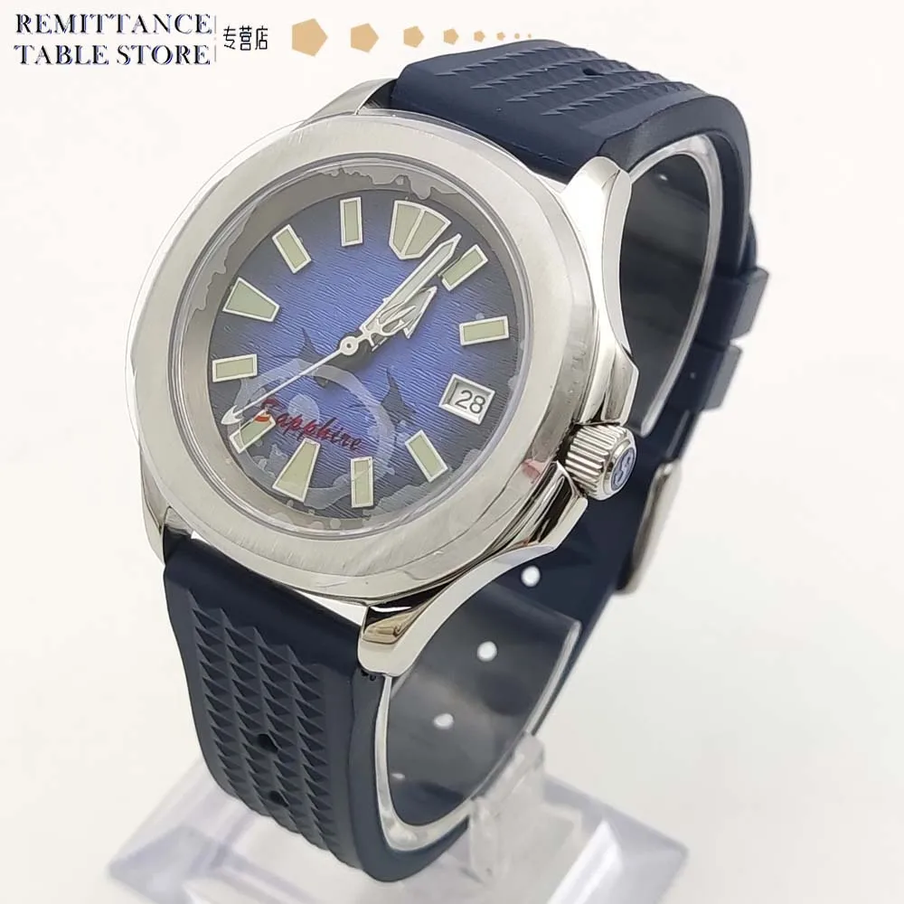 2024 new automatic mechanical watches casual fashion sports stainless steel waterproof watches NH35 movement sapphire glass