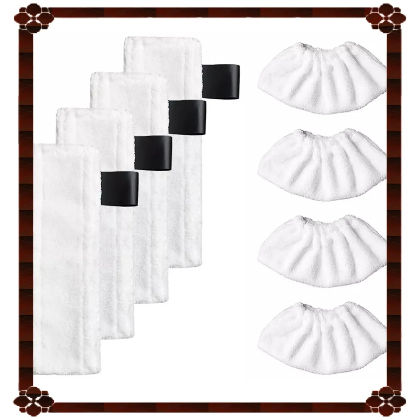 24-Hour Delivery Steam Mop Cloth Rags For Karcher Easyfix SC2 SC3 SC4 SC5 Microfiber Cleaning Pad Cover Steam Cleaner Accessorie