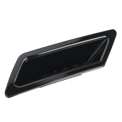 Glossy Black Universal Car Front Bumper Hood Vent Air Out Decoration for Honda Civic Audi-A4 B8 Golf BMW-E90 E80 E82 F30