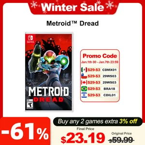 Metroid Dread Games Nintendo Switch Games Console ، بطاقات مادية أصلية 100٪ ، مفهوم المغامرة أفضل 8 ألعاب مبيعات من Nintendo Switch - رقم 7