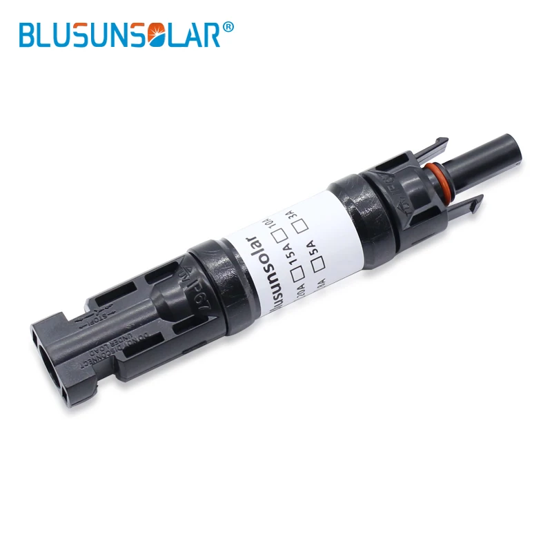 Solar Connector In-line Fuse 1000V DC Male To Female PV Solar Fuse Holder Protection 2/3/5/10/12/15/20A /30A/32A