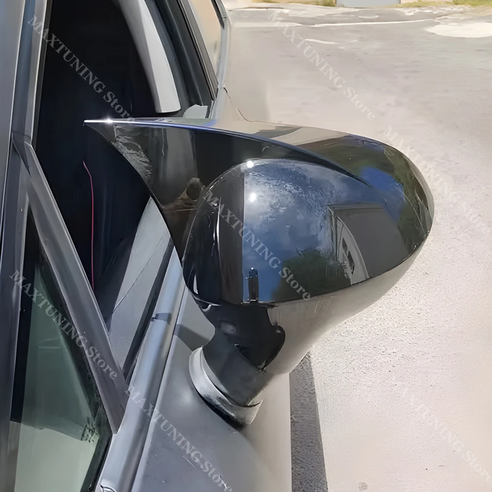Side Rearview Mirror Cover For SEAT Ibiza 2008-2024 MK4 MK5 FR Cupra TSI TDI MPI TGI SC ST ABS UV Coat Rear View Cap Decoration - view 4
